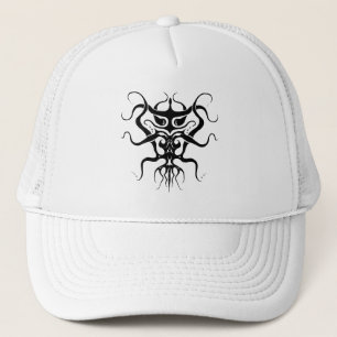Casquette Espèces Aliens Tatouage Tribal Design - noir