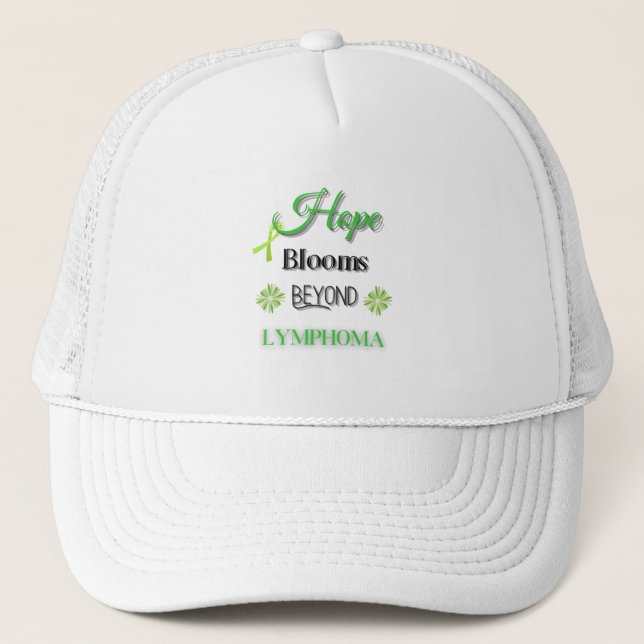 CASQUETTE ESPOIR BLOOME AU-DELÀ DE LYMPHOME/ SENSIBILISATION (Devant)