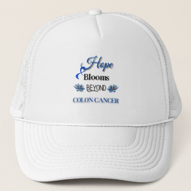 CASQUETTE ESPOIR BLOOME AU-DELÀ DU CANCER DU COLON/ SENSIBIL (Devant)