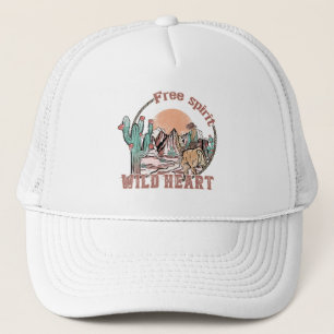 Casquette Esprit libre, Coeur sauvage   Pays occidental