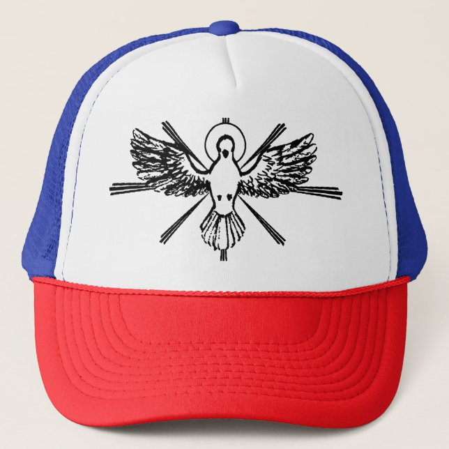Casquette Esprit Saint sous forme de colombe (Devant)