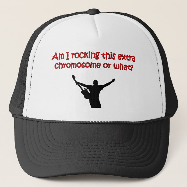 Casquette Est-ce que je suis basculant ce chromosome (Devant)