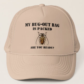 Casquette est-ce que, mon sac d'Insecte-, est emballé, est