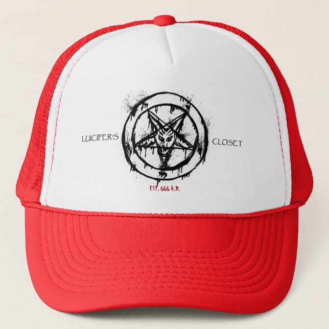 Casquette Est du cabinet de Lucifer. 666 A.D. Hat (Devant)