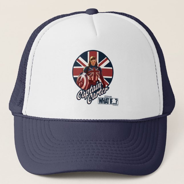 Casquette Et si…? | Captain Carter Union Jack (Devant)