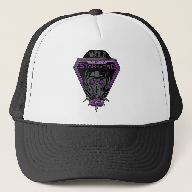 Casquette Et Si... ? | Graphique du casque étoilé T'Challa (Devant)