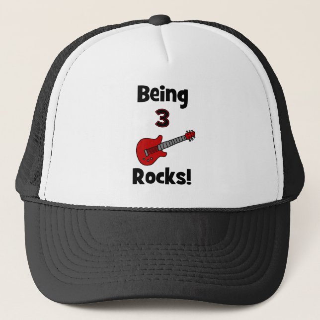 Casquette Étant 3 roches ! Avec le balancier de Rockstar de (Devant)