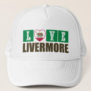 Casquette Etat de Californie Drapeau Coeur Livermore
