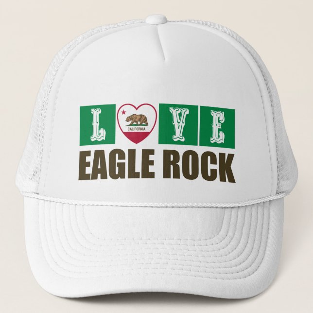 Casquette État de Californie Drapeau Heart Eagle Rock (Devant)