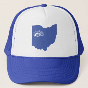 Casquette État De L'Ohio Forme Trucker Chapeau