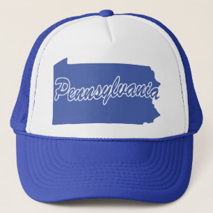 Casquette État De Pennsylvanie Forme Trucker Chapeau