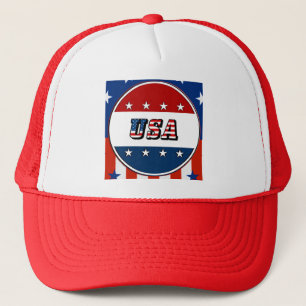 Casquette États-Unis - Étoiles de drapeau américain dans le