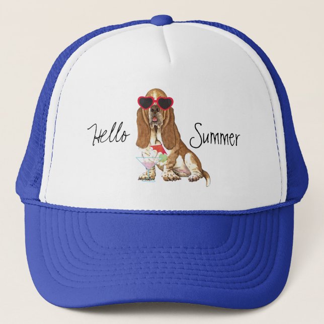 Casquette Été Basset Hound (Devant)