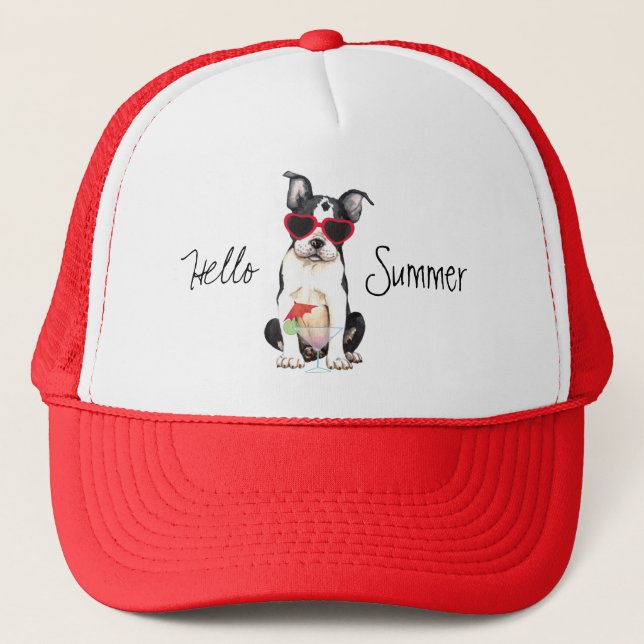 Casquette Été Boston Terrier (Devant)
