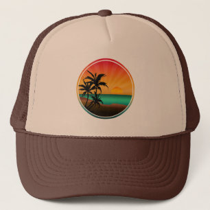 CASQUETTE ÉTÉ PLAGE TROPICALE