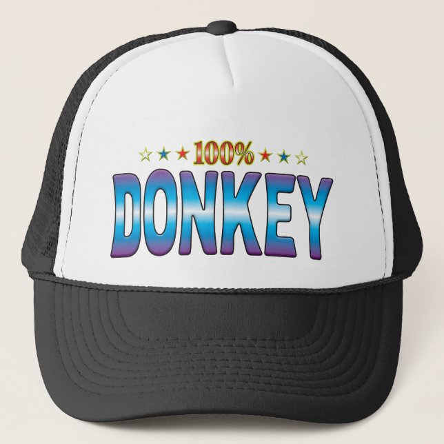 Casquette Étiquette v2 d'étoile d'âne (Devant)