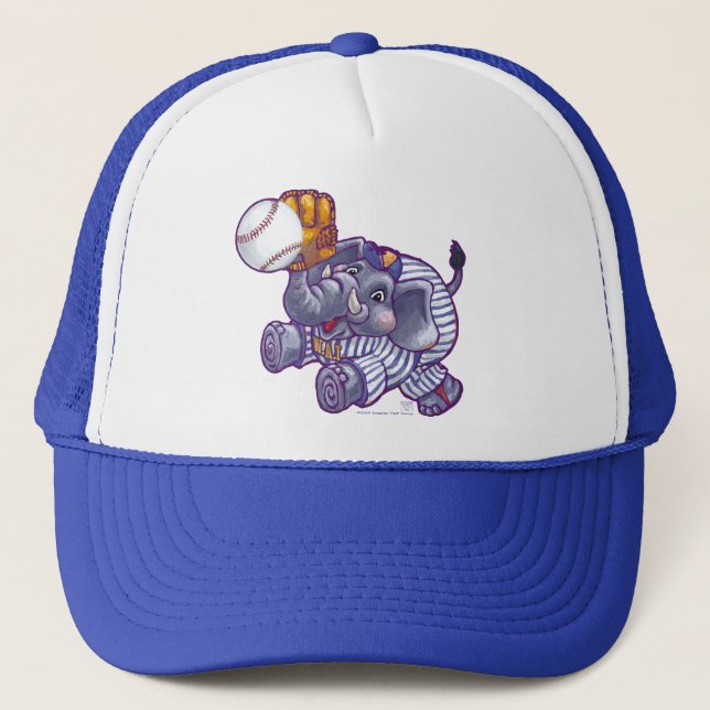 Casquette Étoile de baseball éléphant (Devant)