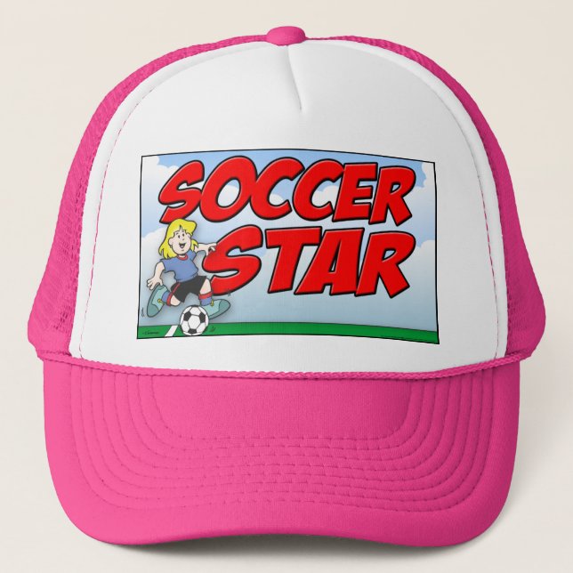 Casquette Étoile de football (Devant)