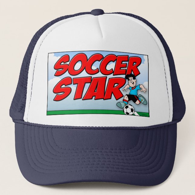 Casquette Étoile de football (Devant)