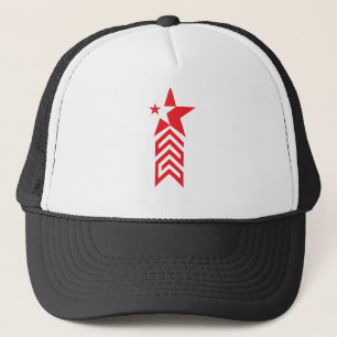 Casquette Étoile rouge avec flèches chevron