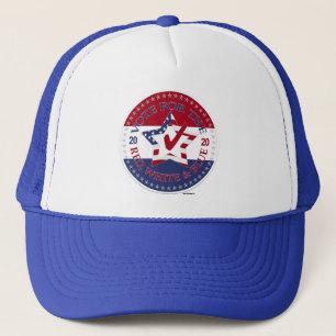 Casquette Étoile rouge, blanche et bleue et coche pour le vo