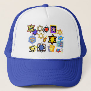 Casquette Étoiles juives groovy Joyeux Hannukah !