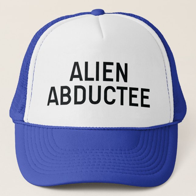 Casquette ÉTRANGER de slogan d'ABDUCTÉ (Devant)