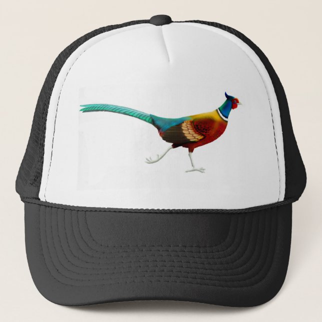 Casquette étranglé de faisan d'anneau (Devant)