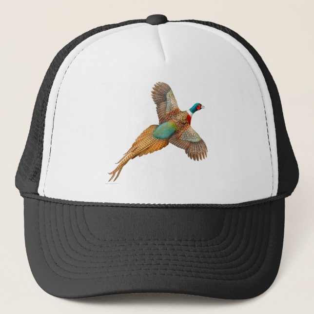Casquette étranglé de maille de faisan d'anneau (Devant)