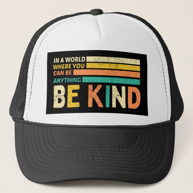 Casquette Être gentil (Devant)