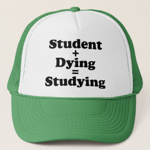 Casquette Étudiant Plus Mort Égal Étudier