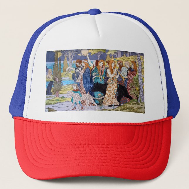 Casquette Eugene Grasset - Panneau décoratif Harmony (Devant)