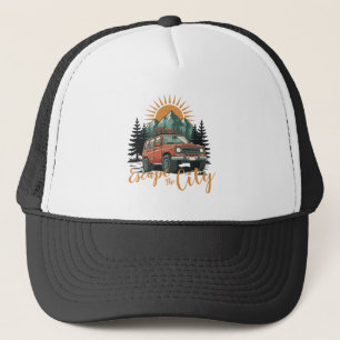 Casquette Évasion de la ville en 4x4 Overland vintage