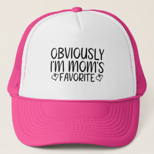 Casquette Évidemment, je suis le préféré de maman