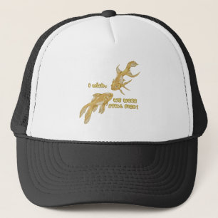 Casquette Évolution du poisson drôle de poisson rouge
