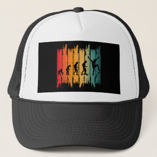 Casquette Évolution du skateur de skateboard