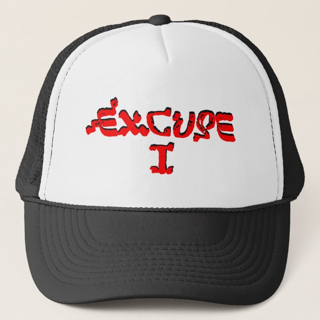 Casquette Excuse I (Devant)
