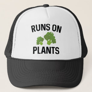 Casquette Exécute Sur Plante
