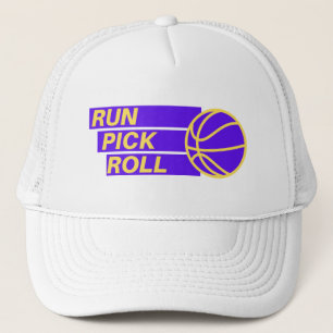 Casquette Exécuter Pick Roll Pur Basketball Court Hoopers En