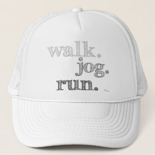 Casquette EXÉCUTION DE JOG DE MARCHE GRAY (police OMBRÉE)