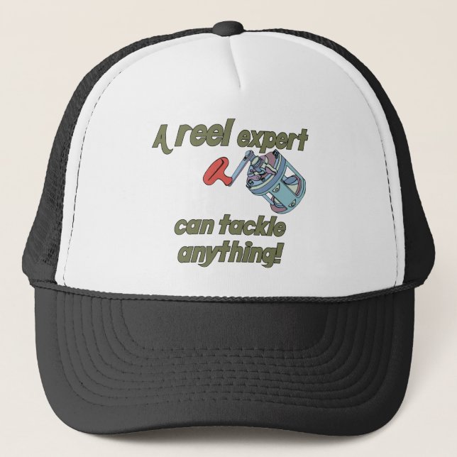 Casquette Expert en bobines de pêche (Devant)