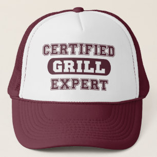 Casquette Expert en matière certifié du gril des hommes