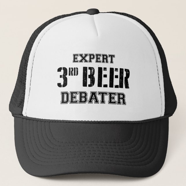 Casquette Expert Troisième Débat De Bière (Devant)