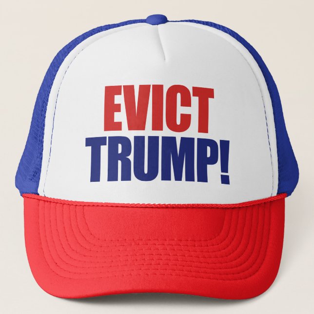 Casquette Expulser Trump - Entraver le président Trump - Ant (Devant)