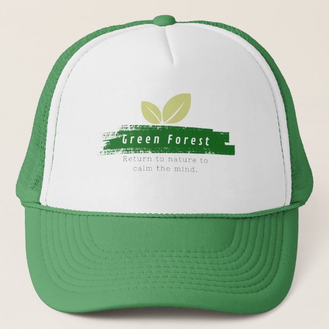 casquette extérieur vert forêt (Devant)