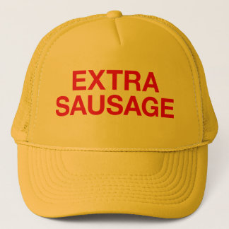 Casquette EXTRA SAUSAGE slogan amusant camionneur chapeau