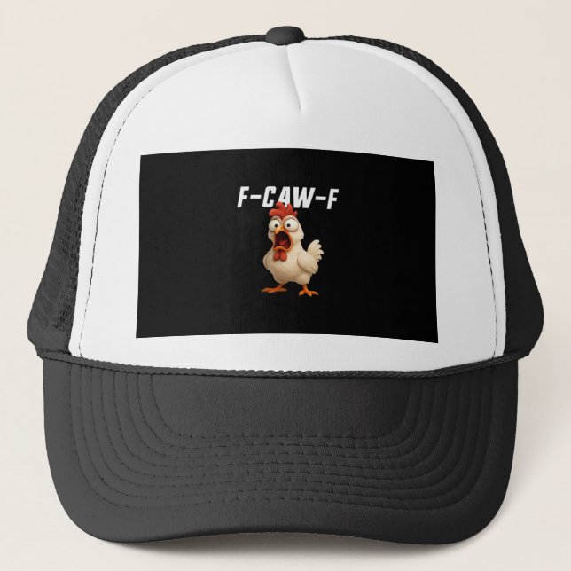 Casquette F-Caw-F Chicken Funny Chicken F-Caw-F Gear Creativ (Devant)