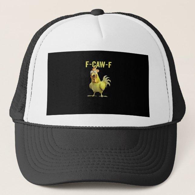 Casquette F Caw F Funny Chicken Classique Créatif Décontract (Devant)
