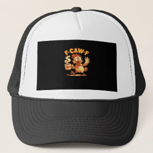 Casquette F-Caw-F Poulet Drôle Classique Graphique Rétro