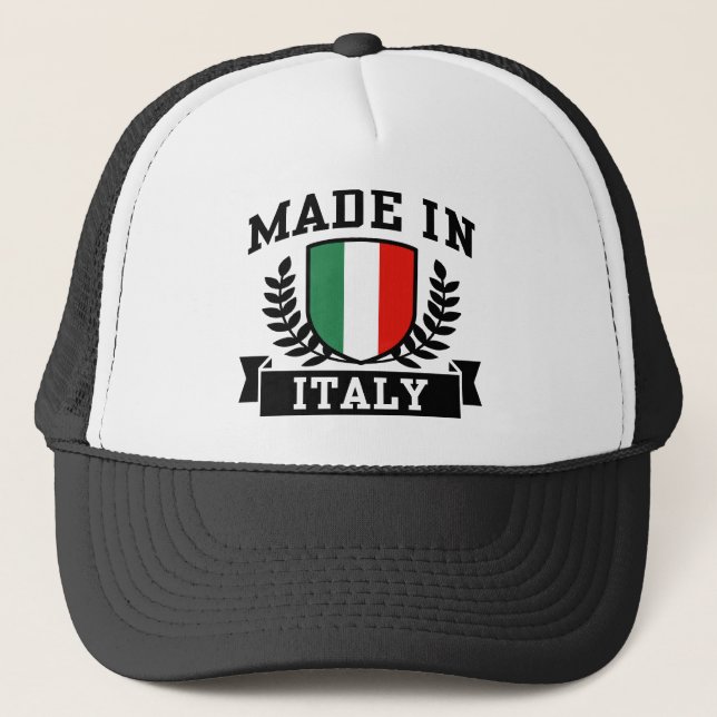 Casquette Fabriqué en Italie (Devant)